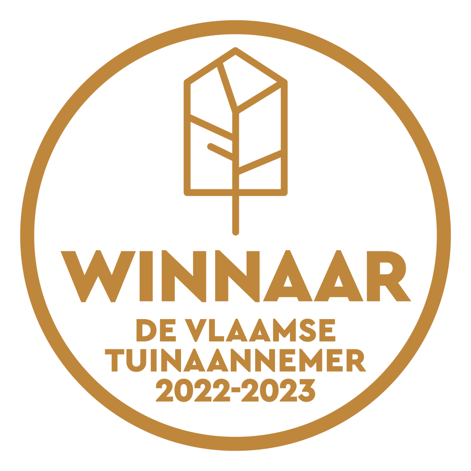 logo Vlaamse tuinaannemer 2022-2023 - brons
